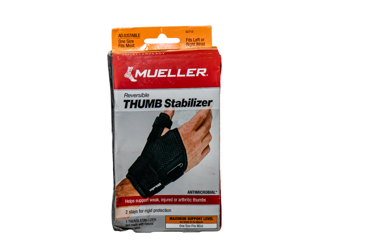 Reversible thumb stabilizer 2 Stay