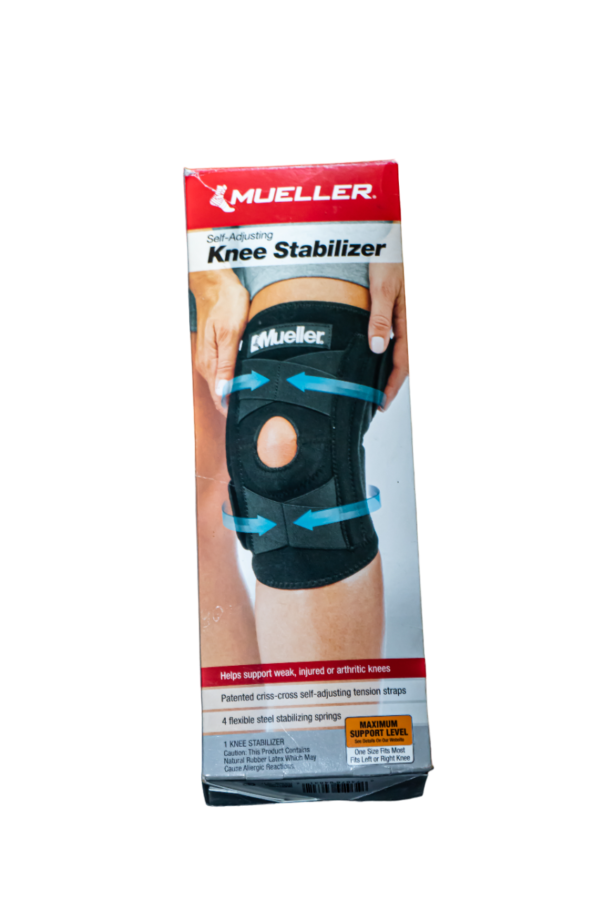 Self-adjusting knee stabilizer packaged 2